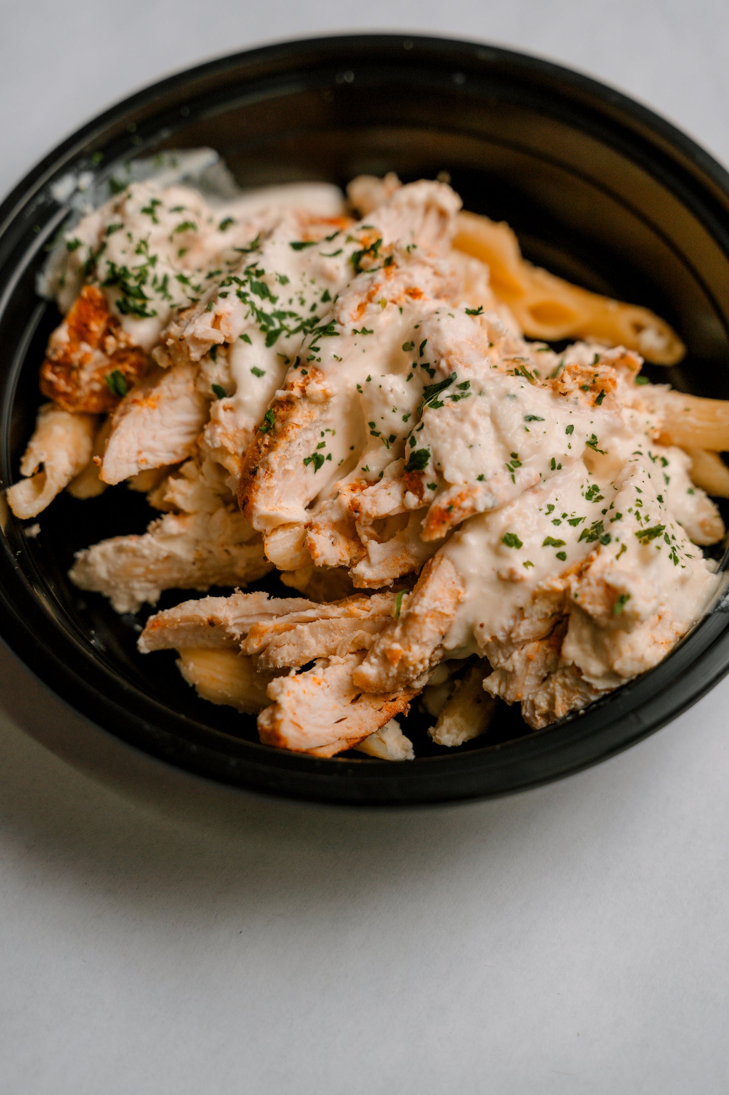 Chicken Alfredo w/ Protein Pasta