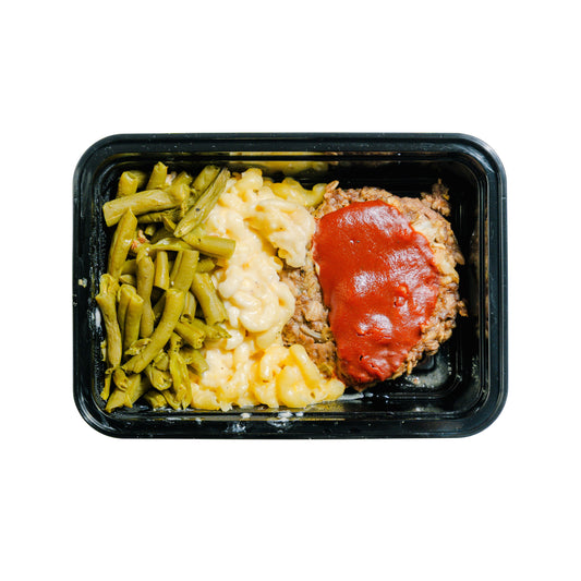 Meatloaf Sliders, Mac & Cheese and GB