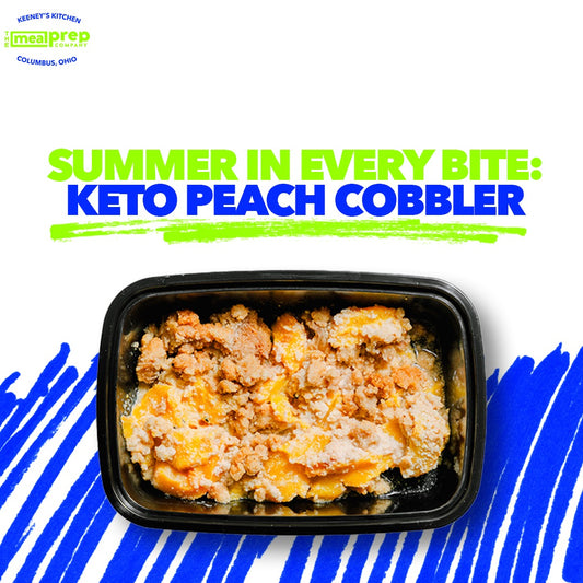 Summer in Every Bite: Keto Peach Cobbler