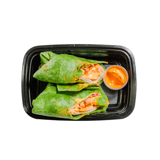 Spinach Cajun Turkey Bacon Ranch Wraps