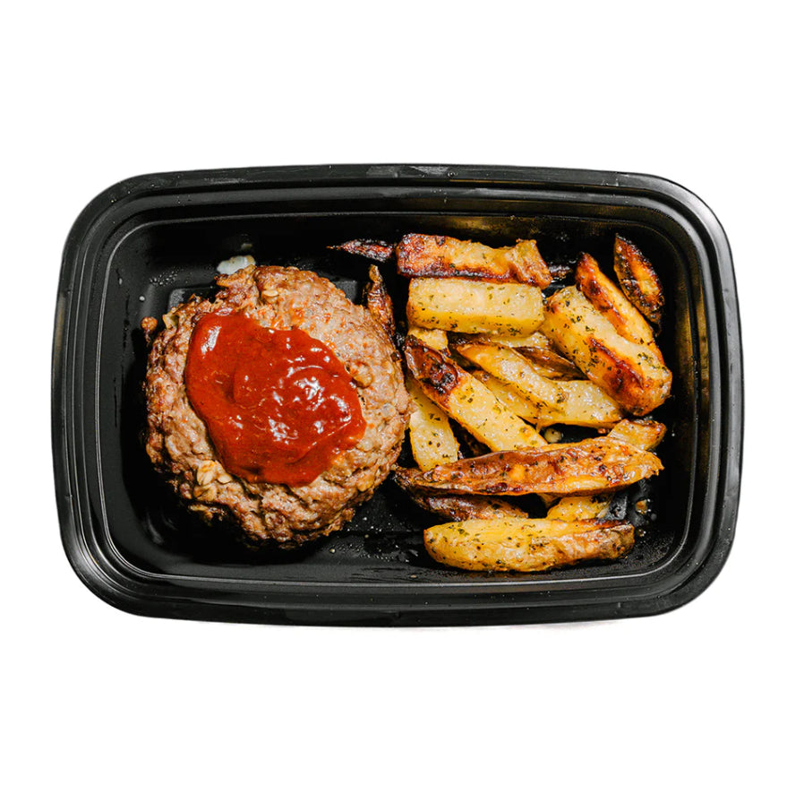 Meatloaf Sliders & Parmesan Fries