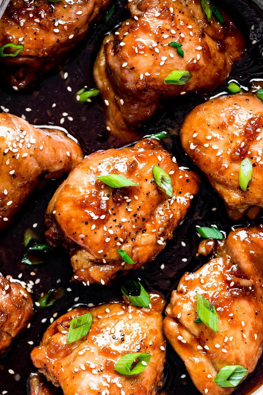 Bourbon Sriracha Chicken Thighs 1lb