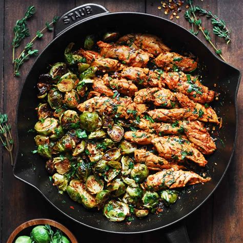 Bourbon Chicken Tenders & Brussel Sprouts